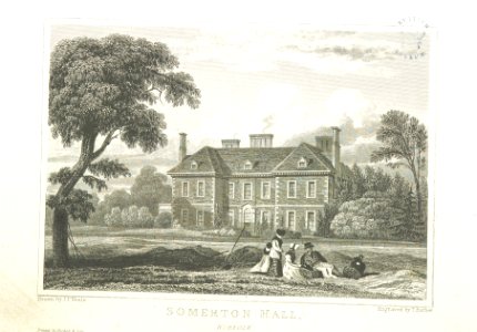Neale(1824) p1.112 - Somerton Hall, Norfolk