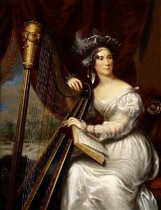 Charles Bird King portrait of Louisa Adams