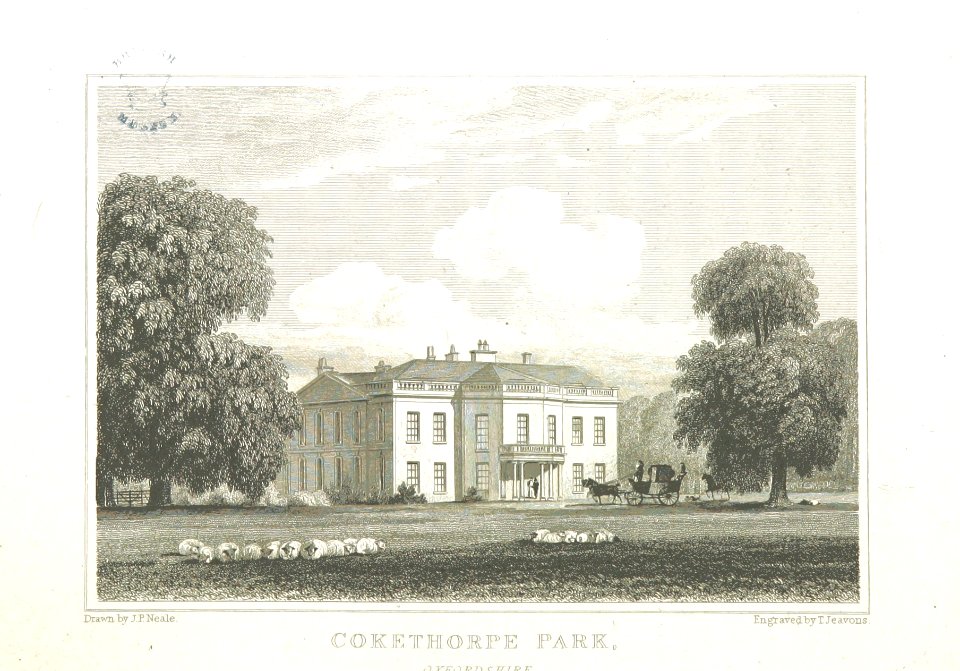 Neale(1824) p1.136 - Cokethorpe Park, Oxfordshire