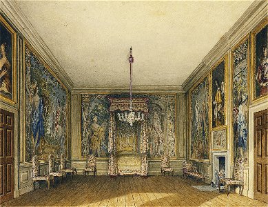 St James's Palace, Old Bed Chamber, by Charles Wild, 1819 - royal coll 922165 313724 ORI 2