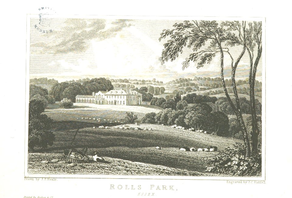 Neale(1826) p3.034 - Rolls Park, Essex