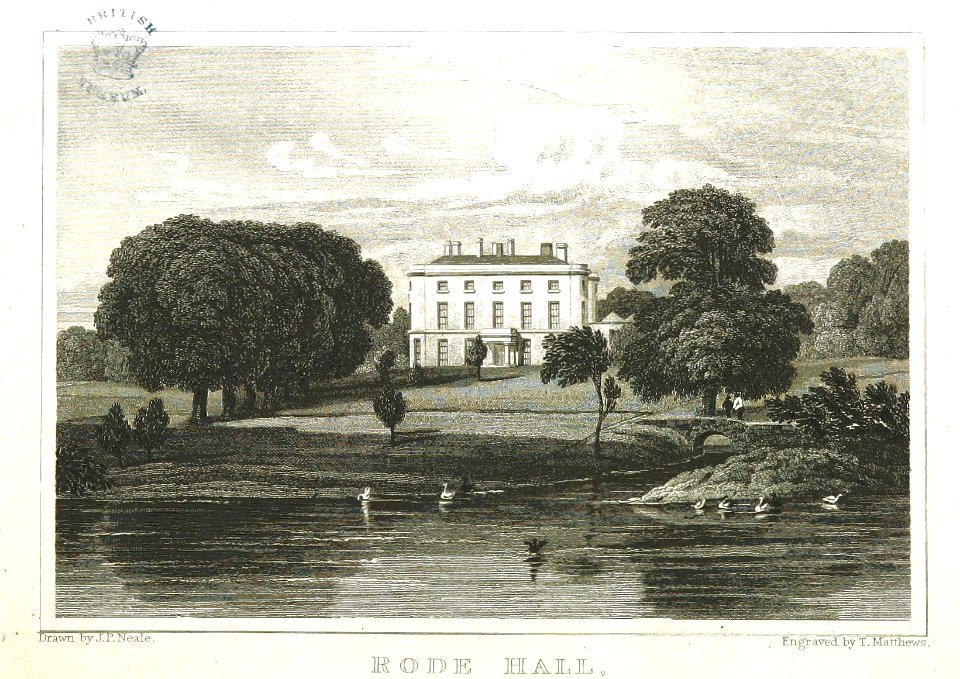 Neale(1824) p1.030 - Rode Hall, Cheshire