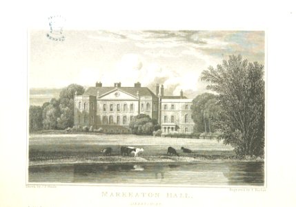 Neale(1824) p1.038 - Markeaton Hall, Derbyshire
