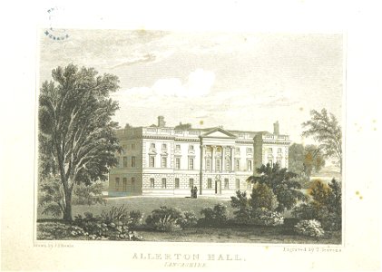 Neale(1824) p1.080 - Allerton Hall, Lancashire