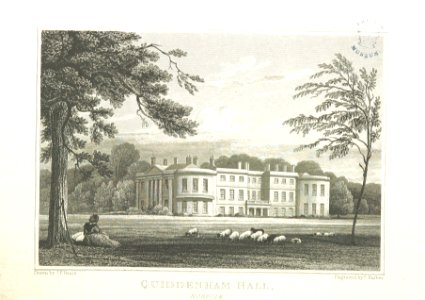 Neale(1824) p1.108 - Quiddenham Hall, Norfolk