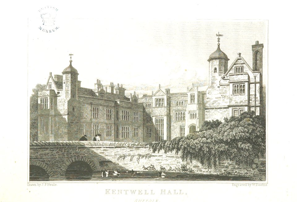 Neale(1824) p1.148 - Kentwell Hall, Suffolk