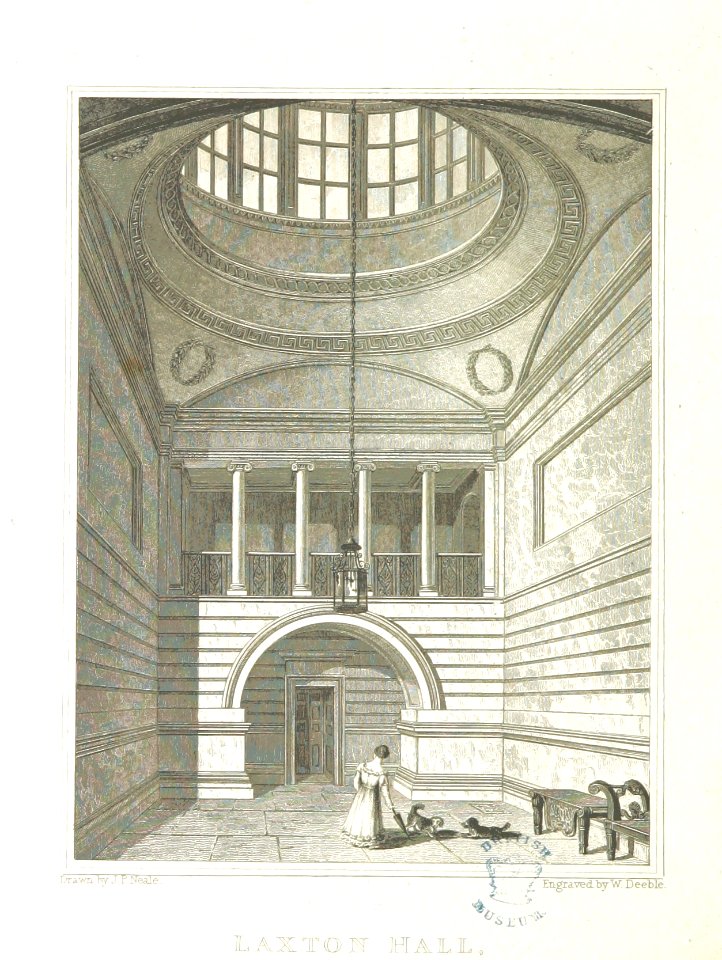 Neale(1824) p1.126 - Laxton Hall, Northamptonshire