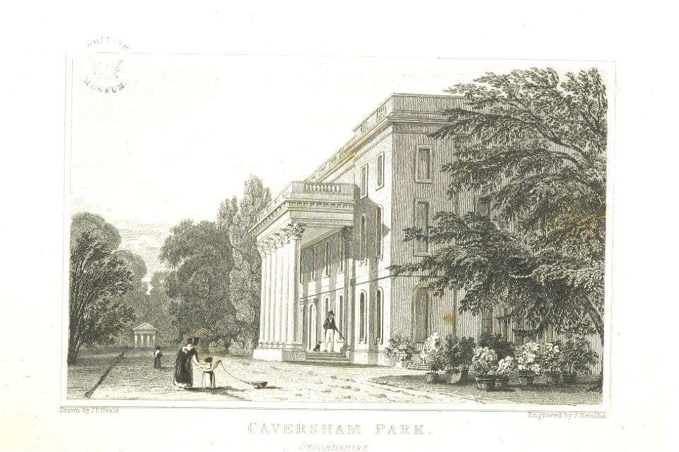 Neale(1824) p1.132 - Caversham Park, Oxfordshire