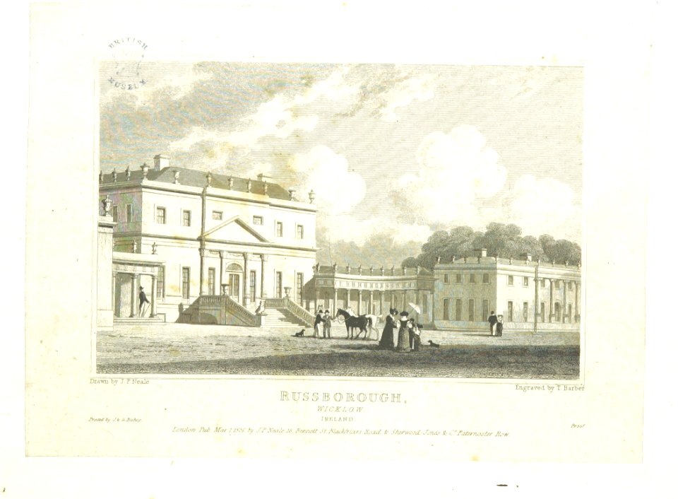 Neale(1826) p3.254 - Russborough, Wicklow