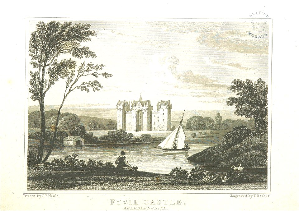 Neale(1824) p1.238 - Fyvie Castle, Aberdeenshire