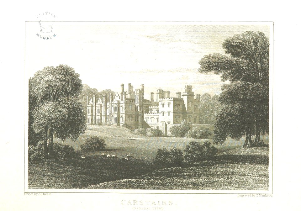 Neale(1824) p1.256 - Carstairs (general view)