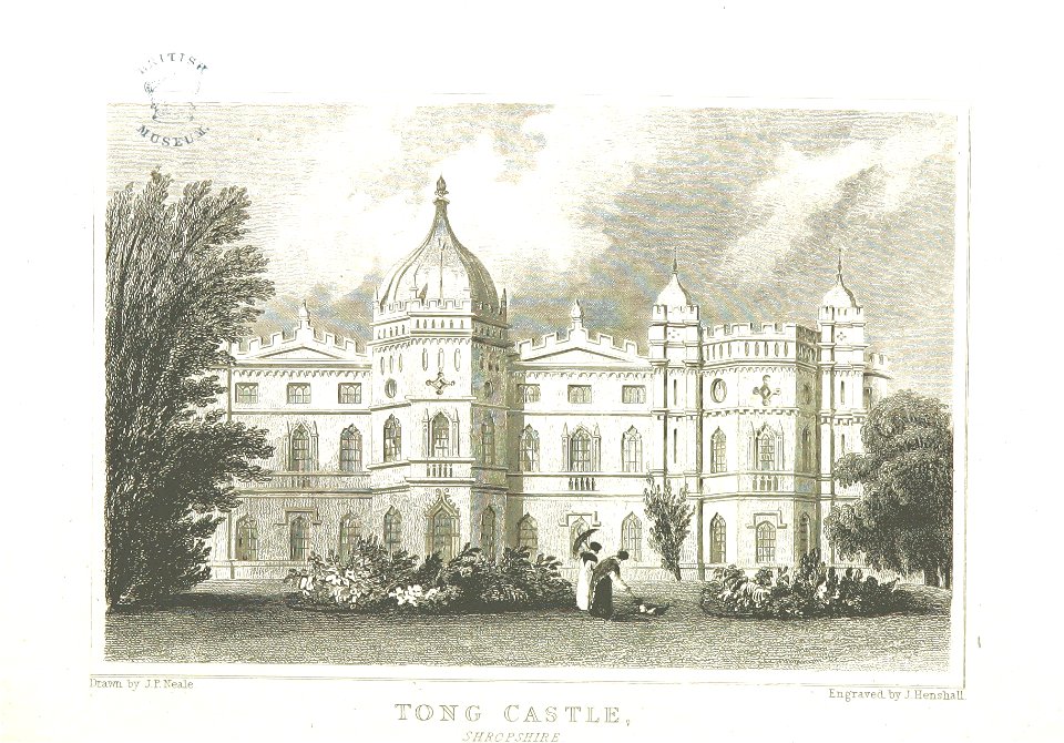 Neale(1825) p2.154 - Tong Castle, Shropshire