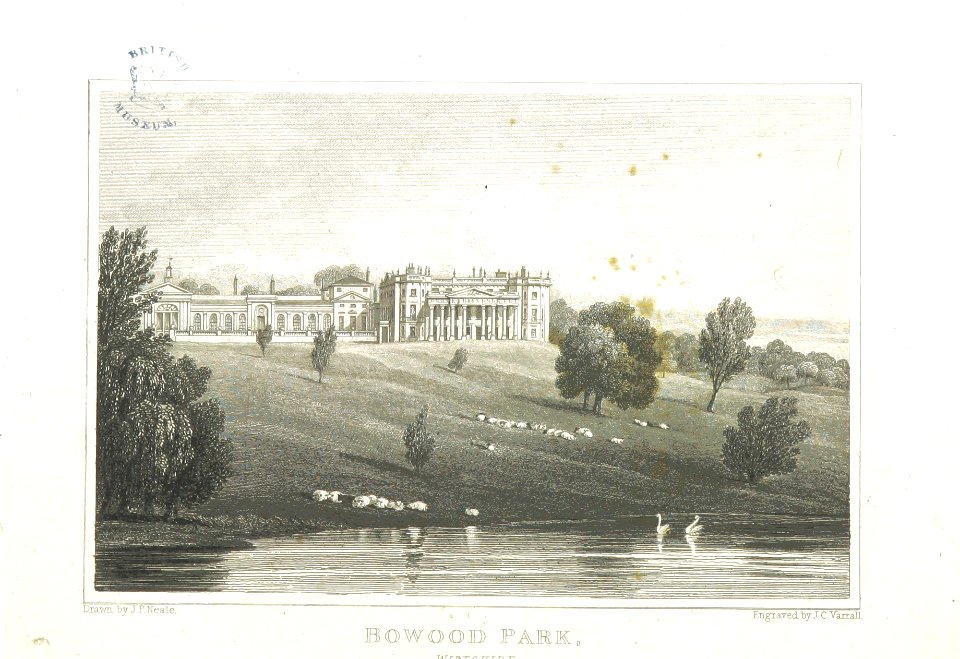 Neale(1825) p2.180 - Bowood Park, Wiltshire