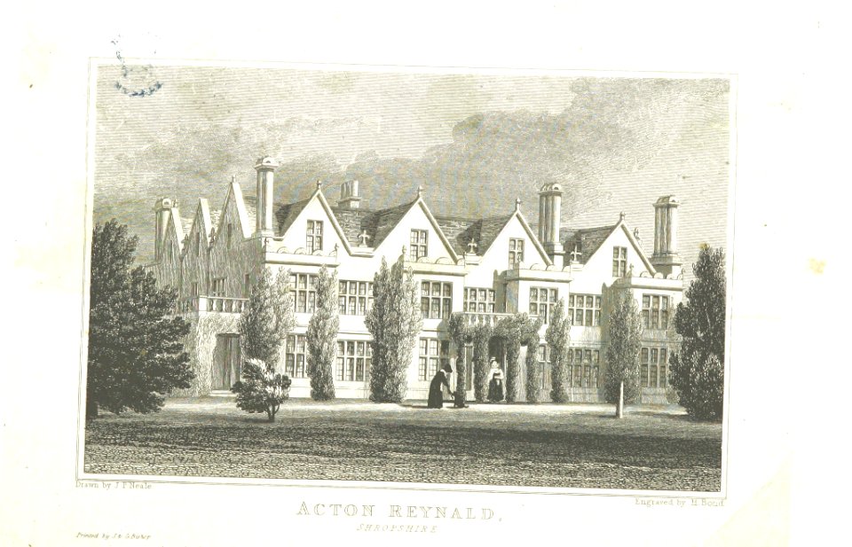Neale(1826) p3.118 - Acton Reynald, Shropshire