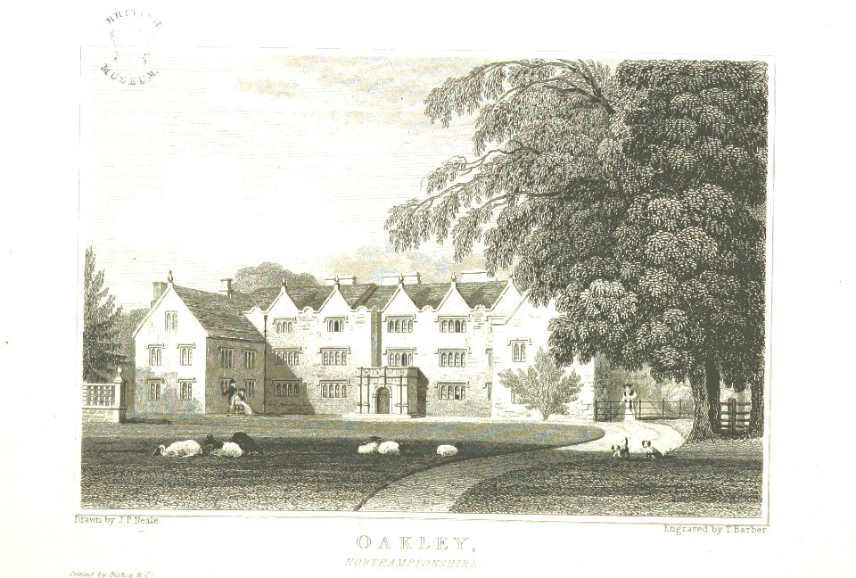 Neale(1826) p3.102 - Oakley, Northamptonshire