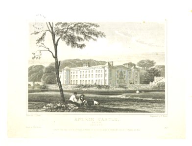 Neale(1825) p2.226 - Antrim Castle, Antrim