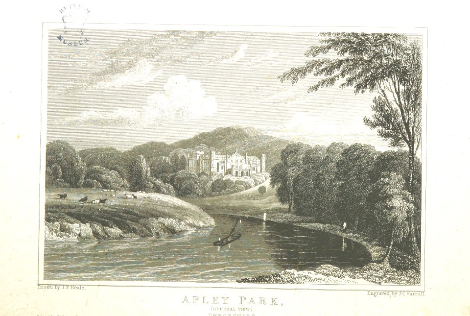 Neale(1826) p3.124 - Apley Park, Shropshire (general view)