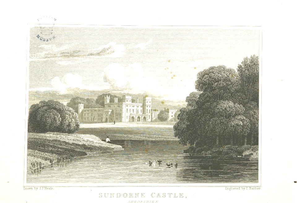 Neale(1826) p3.144 - Sundorne Castle, Shropshire