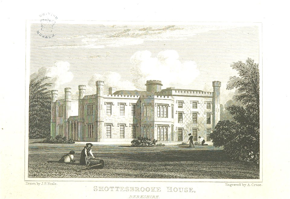 Neale(1827) p4.034 - Shottesbrooke House, Berkshire