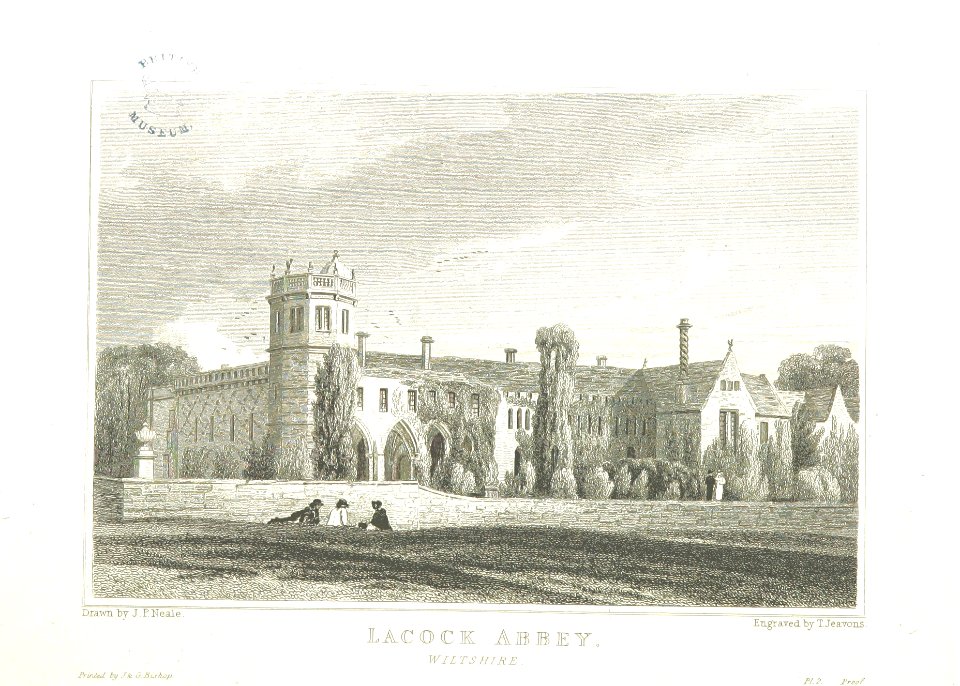 Neale(1826) p3.192 - Lacock Abbey, Wiltshire