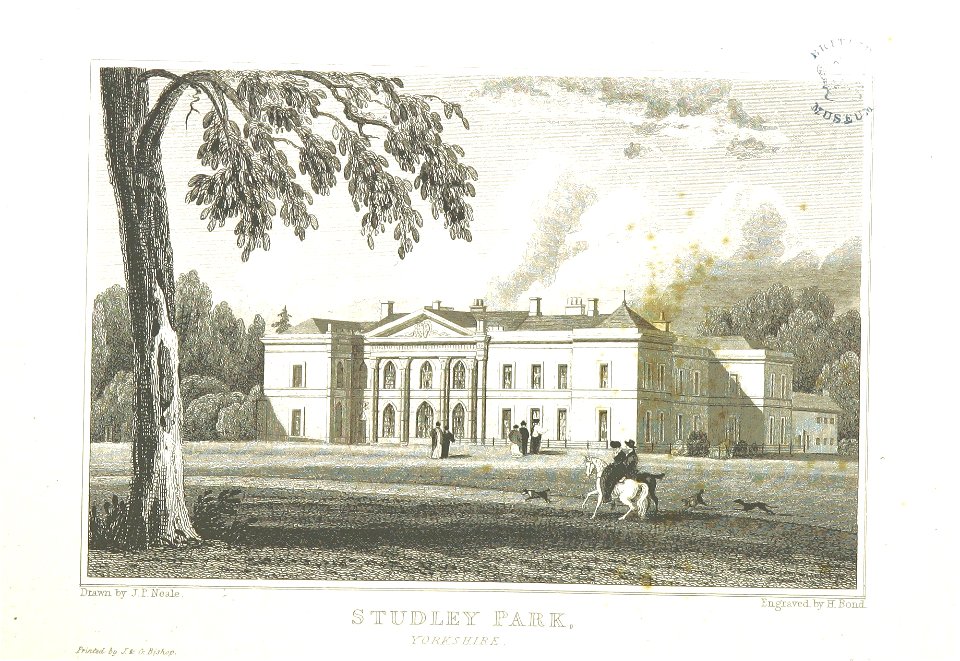 Neale(1826) p3.202 - Studley Park, Yorkshire