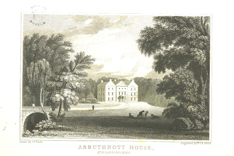 Neale(1826) p3.222 - Arbuthnott House, Kincardineshire