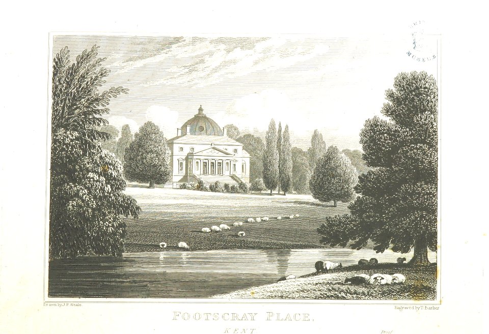 Neale(1827) p4.080 - Footscray Place, Kent