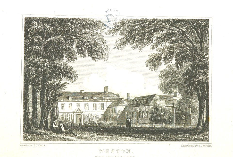 Neale(1825) p2.022 - Weston, Buckinghamshire