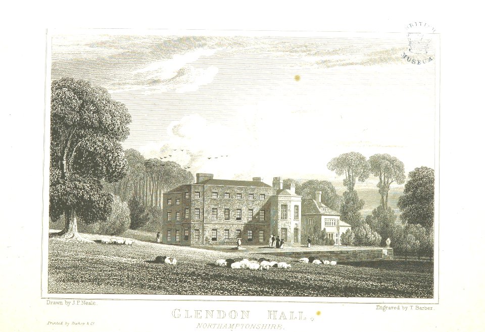 Neale(1827) p4.126 - Glendon Hall, Northamptonshire