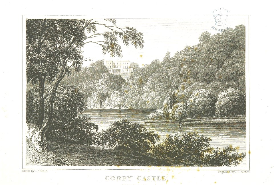 Neale(1825) p2.030 - Corby Castle, Cumberland
