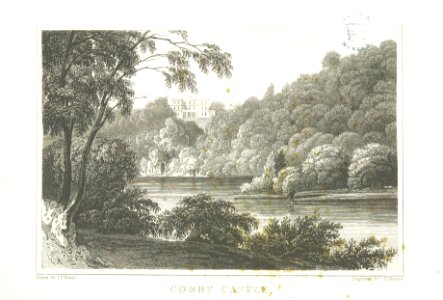 Neale(1825) p2.030 - Corby Castle, Cumberland