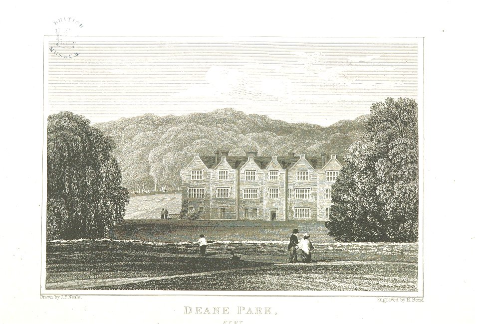 Neale(1825) p2.068 - Deane Park, Kent