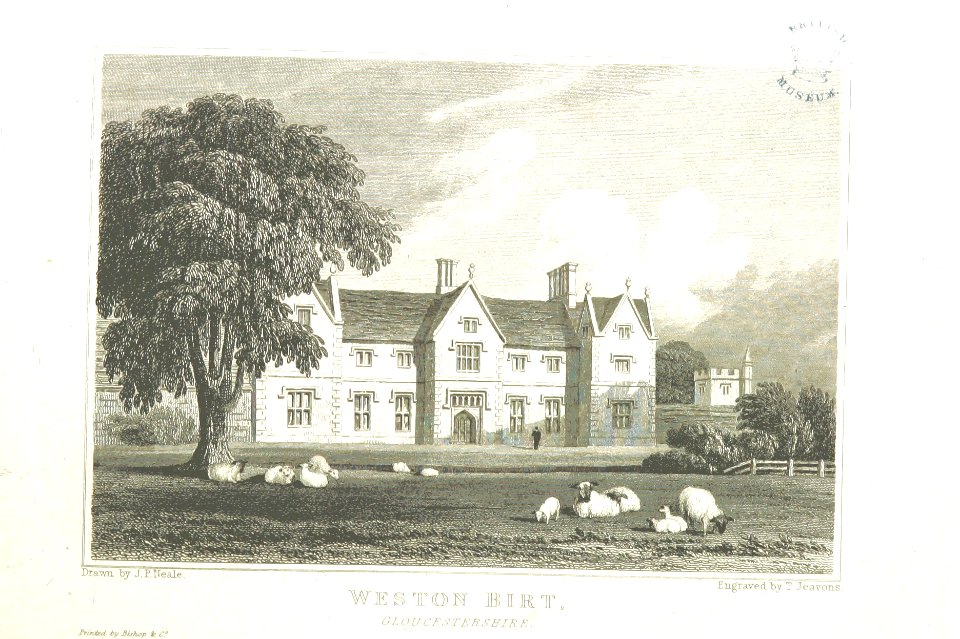 Neale(1826) p3.042 - Weston Birt, Gloucestershire