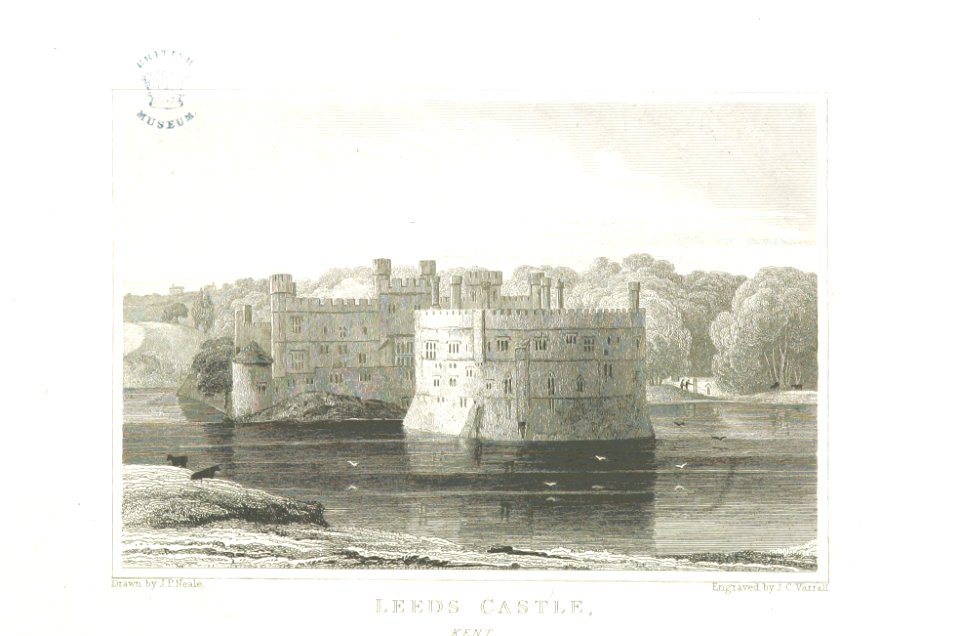 Neale(1825) p2.094 - Leeds Castle, Kent