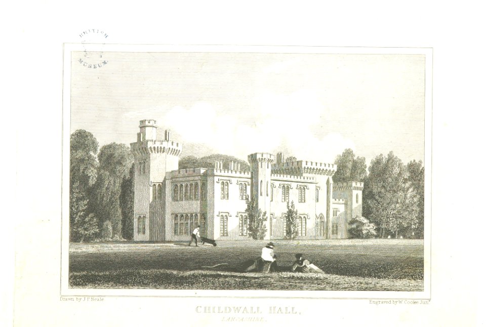 Neale(1825) p2.116 - Childwall Hall, Lancashire