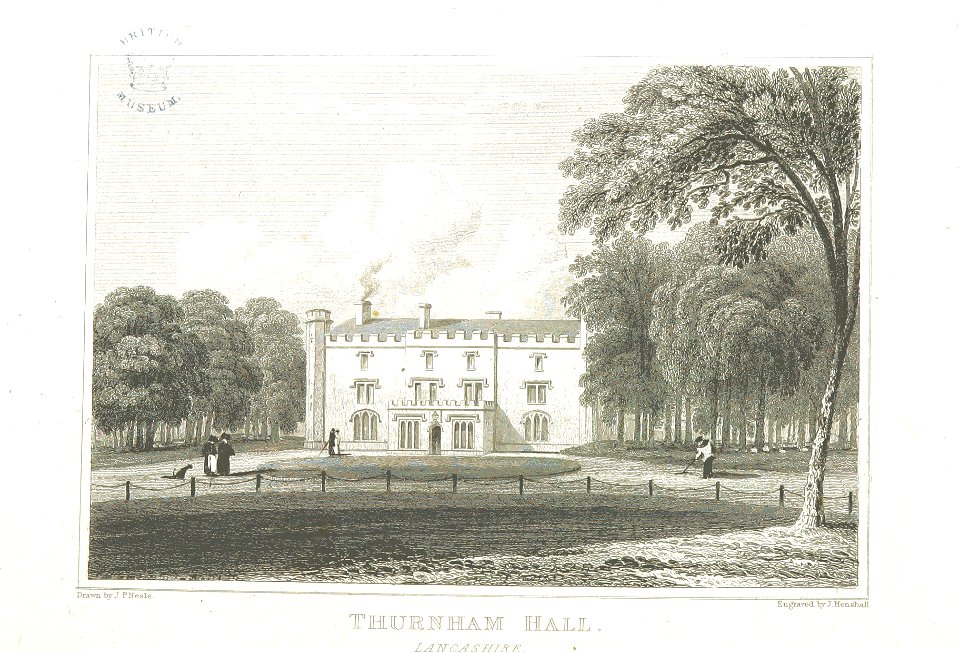 Neale(1825) p2.120 - Thurnham Hall, Lancashire