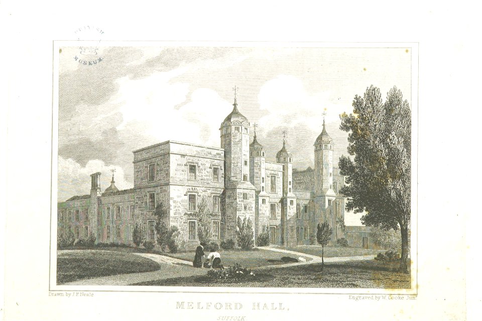 Neale(1825) p2.172 - Melford Hall, Suffolk