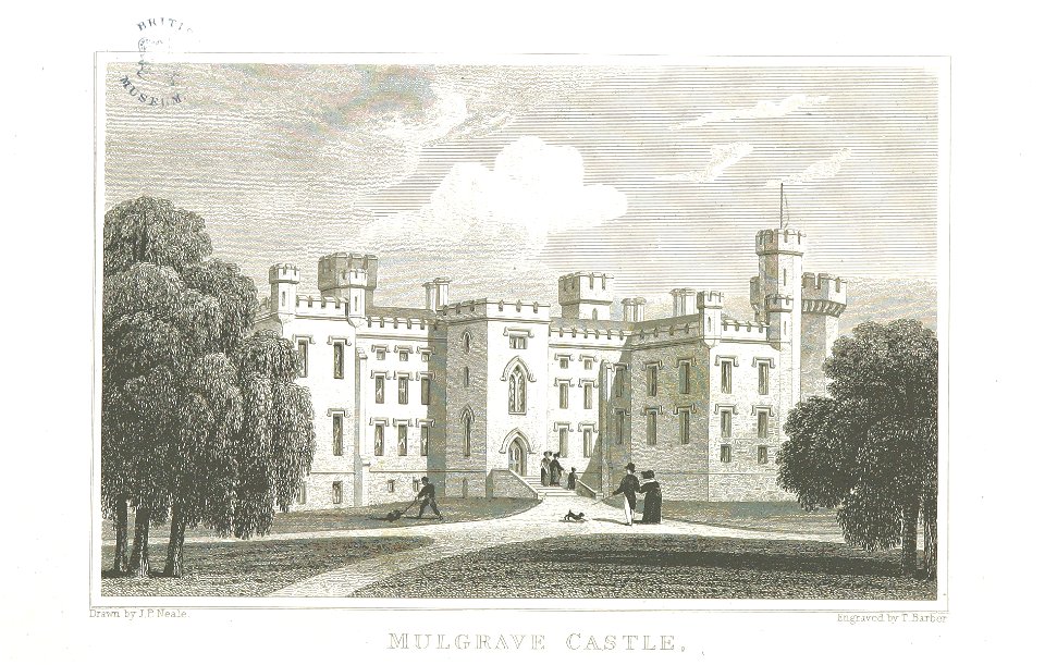 Neale(1825) p2.194 - Mulgrave Castle, Yorkshire