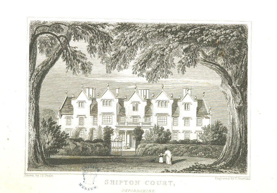 Neale(1824) p1.140 - Shipton Court, Oxfordshire