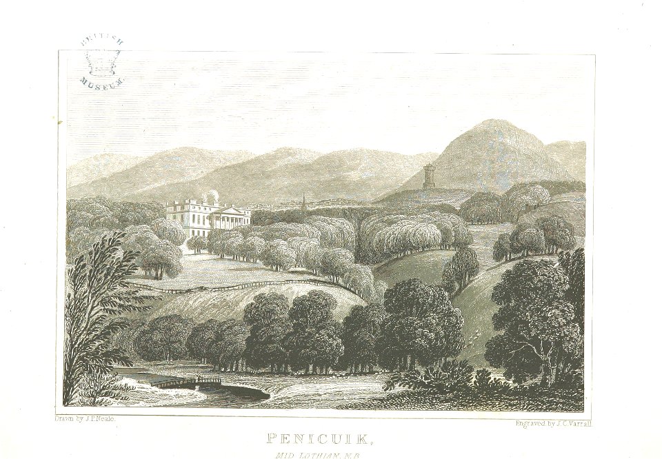 Neale(1825) p2.212 - Penicuik, Mid Lothian