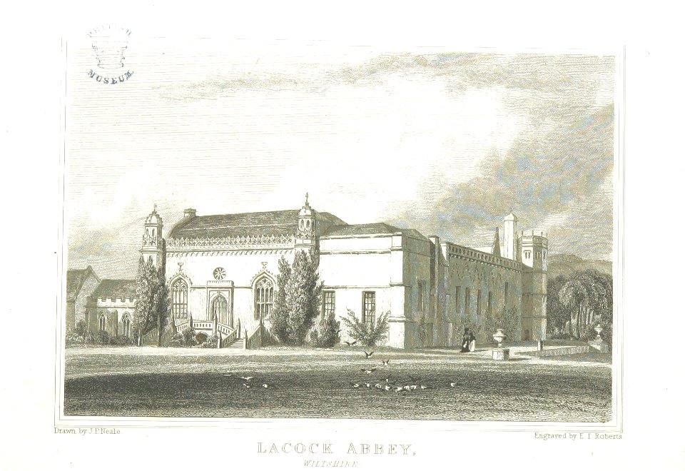 Neale(1826) p3.190 - Lacock Abbey, Wiltshire