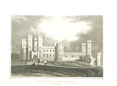 Neale(1825) p2.240 - Mitchelstown Castle, Cork (East Front)
