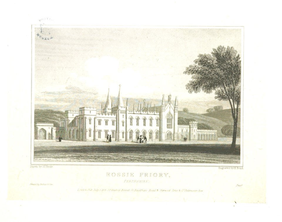 Neale(1825) p2.222 - Rossie Priory, Perthshire