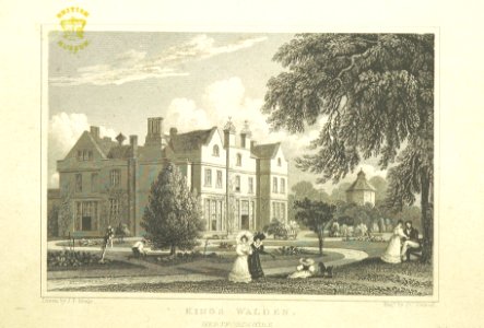 Neale(1829) p5.104 - King's Walden, Hertfordshire