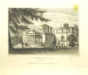 Neale(1829) p5.128 - Chiswick House, Middlesex