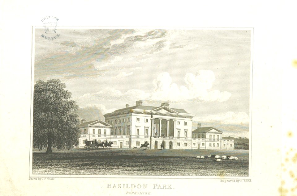 Neale(1825) p2.018 - Basildon Park, Berkshire