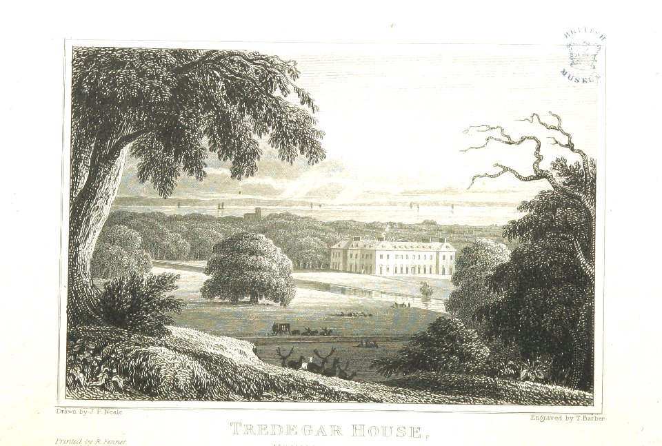 Neale(1827) p4.116 - Tredegar House, Monmouthshire