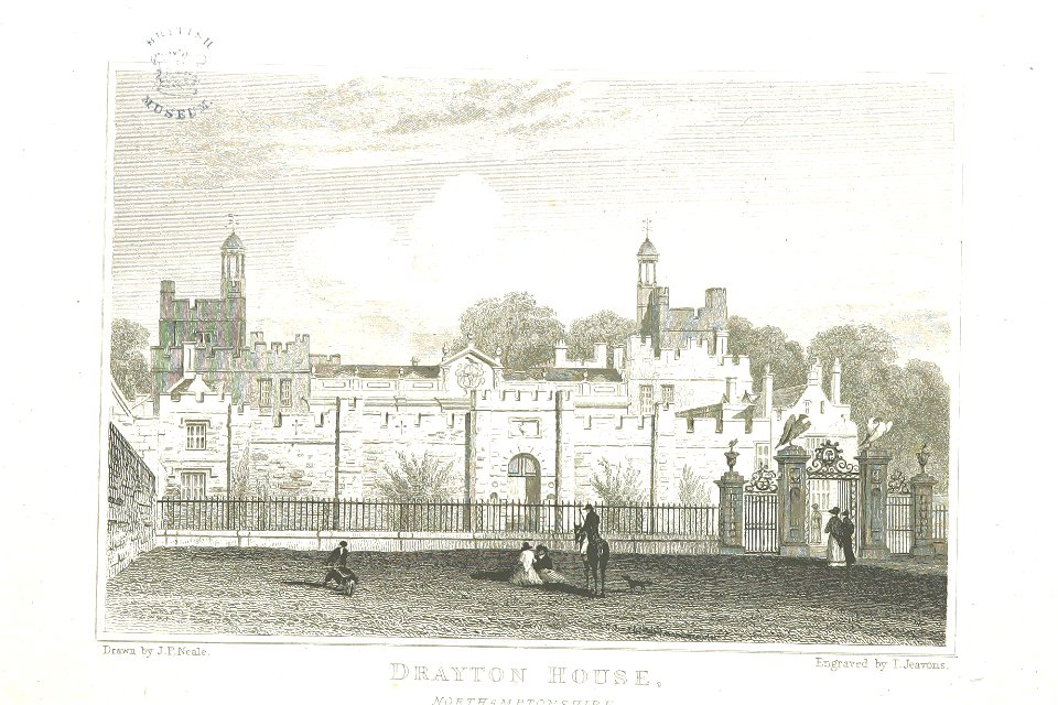 Neale(1827) p4.120 - Drayton House, Northamptonshire