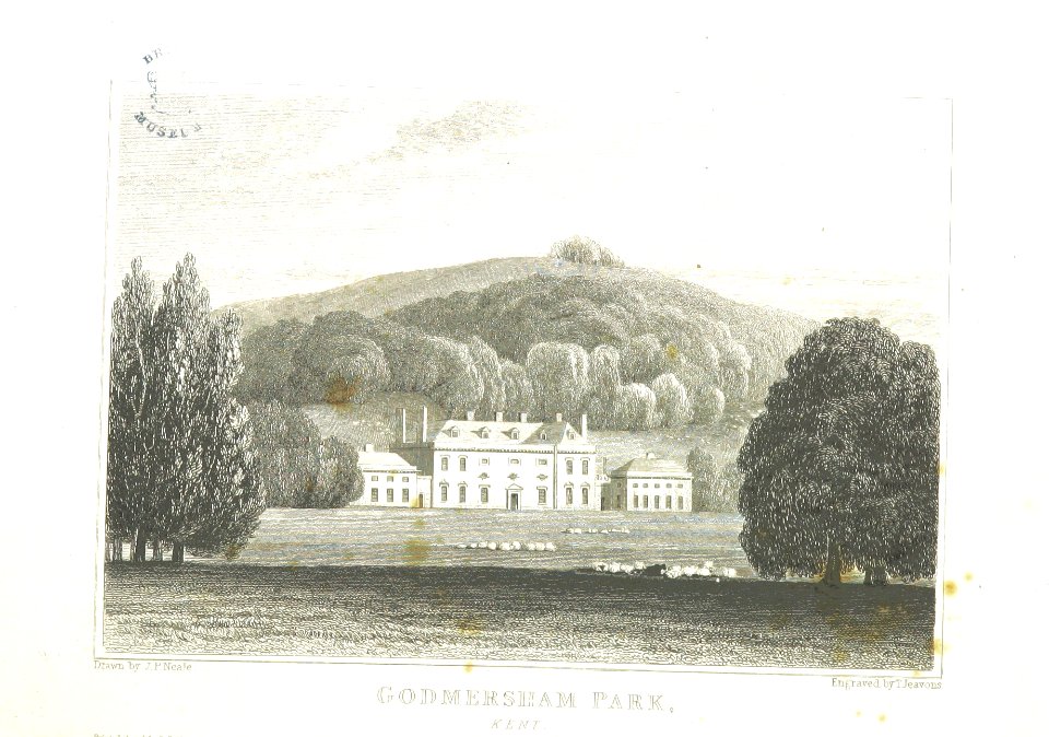 Neale(1826) p3.062 - Godmersham Park, Kent