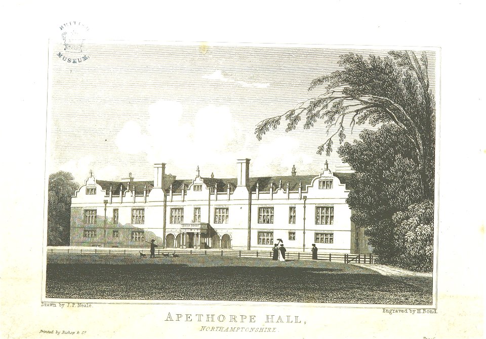 Neale(1826) p3.086 - Apethorpe Hall, Northamptonshire